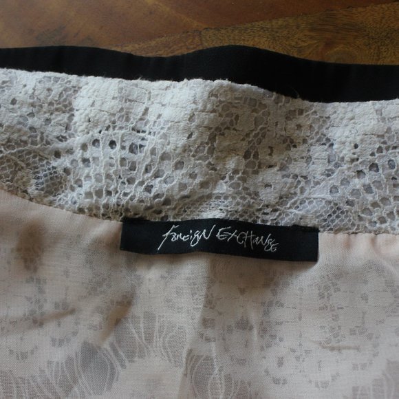 Lace & Chiffon Sleeveless Top - Picture 5 of 6